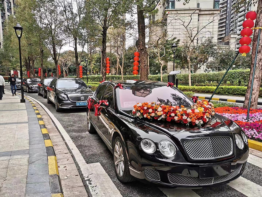 賓利婚禮車隊